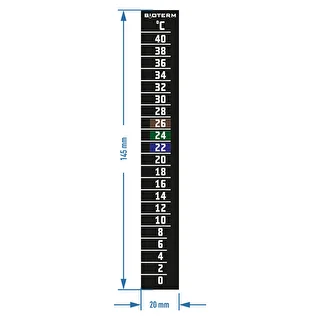 Liquid crystal thermometer (0°C to +40°C) 15cm – photo 2