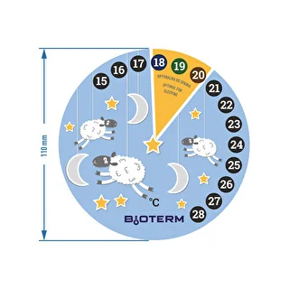 Indoor thermometer, liquid crystal, for children – photo 2