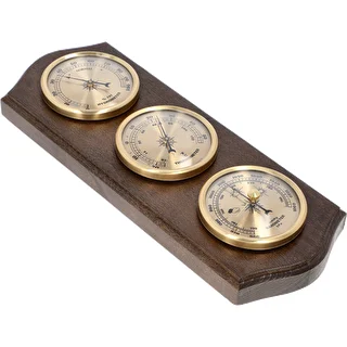 Retro weather station - venge colour with gold dials – photo 2