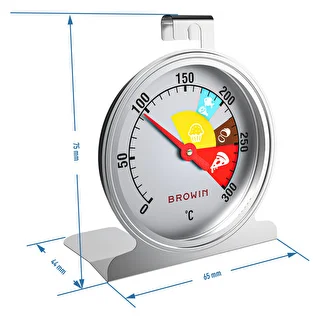 Oven thermometer (0°C to +300°C) Ø4,4cm – photo 6