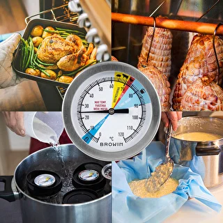 Thermometer for 0,8 kg pressure ham cooker (0°C to +120°C) 9,0cm – photo 6