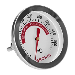 Grill and BBQ Thermometer, 50 to +500°C, Bimetal, 5.3 cm