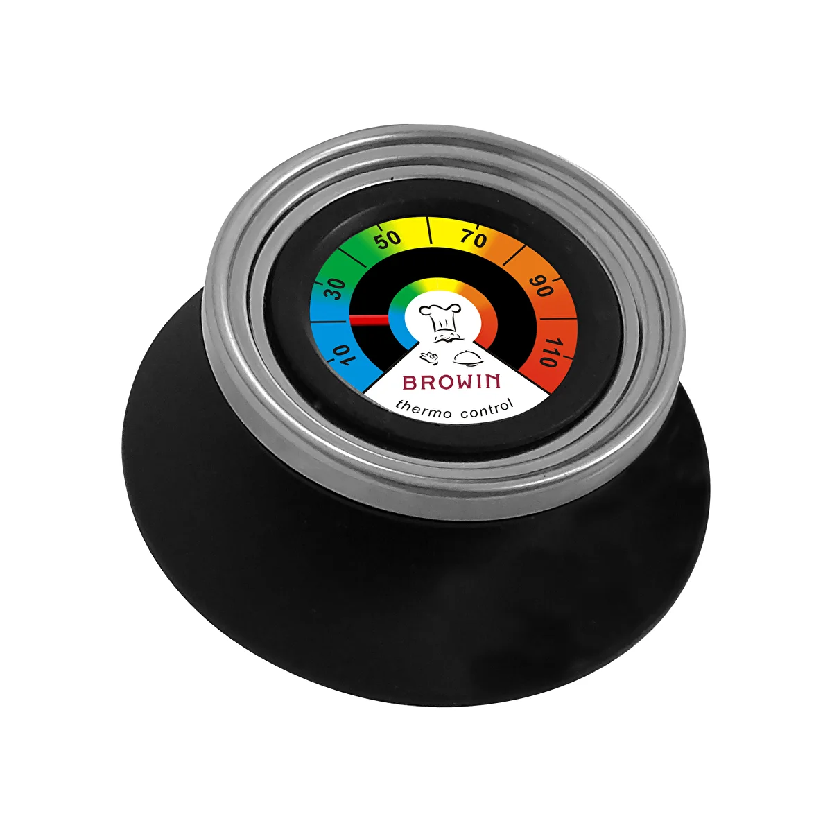 Thermometer-holder for cover (0°C to +120°C) Ø8,5cm