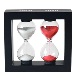 Sand timer / hourglass 3 and 5 min – photo 1