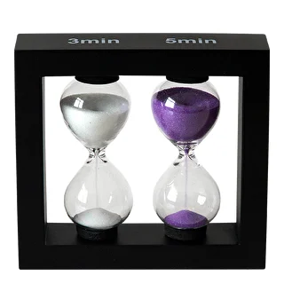 Sand timer / hourglass 3 and 5 min – photo 2