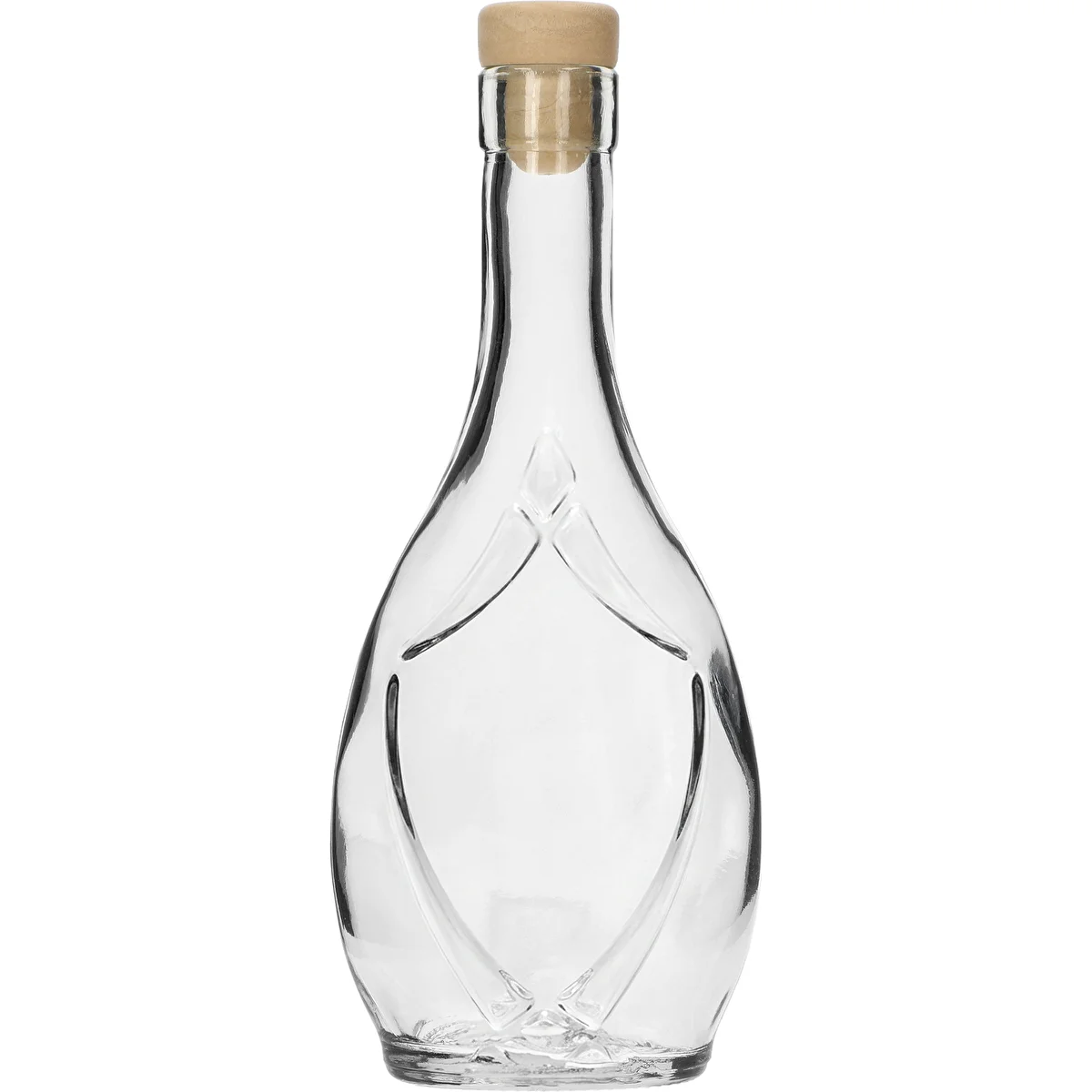 Decorative ICONA Bottle 250 ml, with mushroom cork stopper, 1 pc.