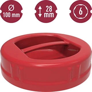 Plastic twist-off lid Ø100 – photo 5