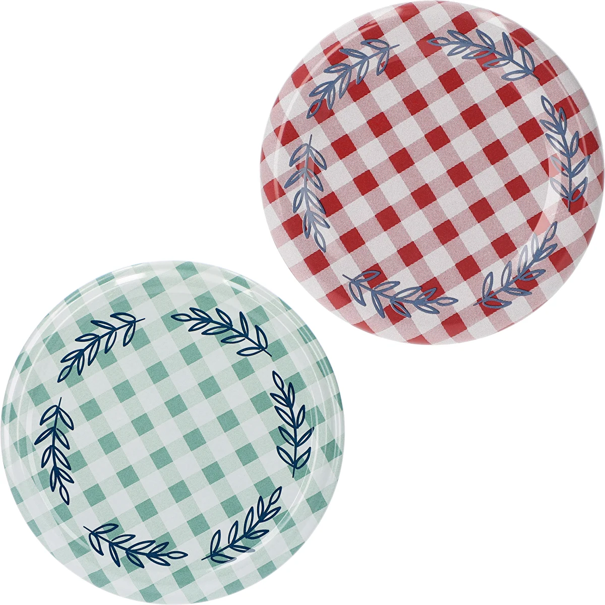 Twist off lid Ø43, grid graphic - 10 pcs
