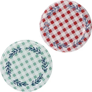 Twist off lid Ø43, grid graphic - 10 pcs