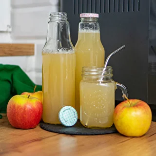 750 ml twist off glass bottle with coloured lid Ø43 - 6 pcs. – photo 5