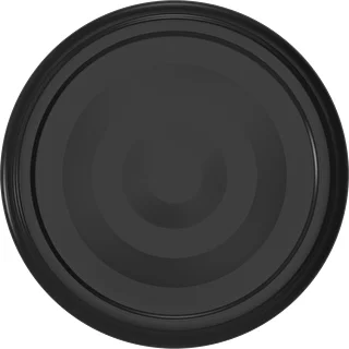 Black lid Ø 53/4 - 10 pcs
