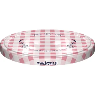 Twist off lid Ø 66, grid graphic - 10 pcs – photo 5