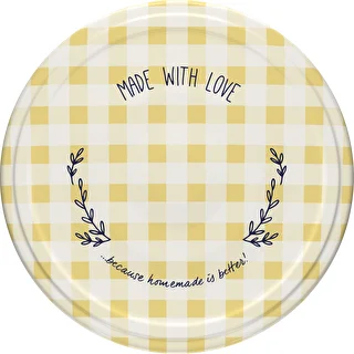 Twist off lid Ø 66, grid graphic - 10 pcs – photo 6