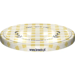 Twist off lid Ø 66, grid graphic - 10 pcs – photo 7