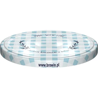 Twist off lid Ø 66, grid graphic - 10 pcs – photo 9