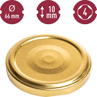 Golden lid Ø66 - 10 pcs – photo 3
