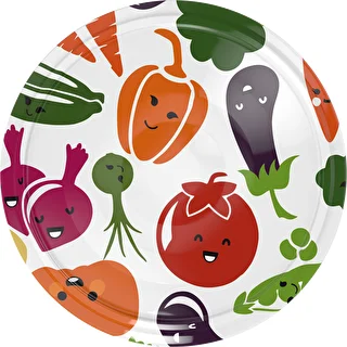 Lid Ø66/4 vegetable face - 10 pcs