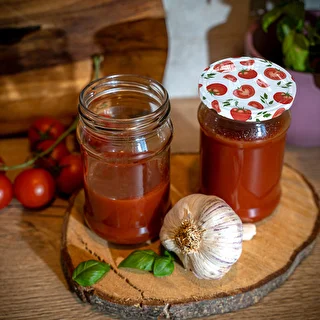 Tomato-patterned Ø66/4 lids -  10 pcs – photo 8