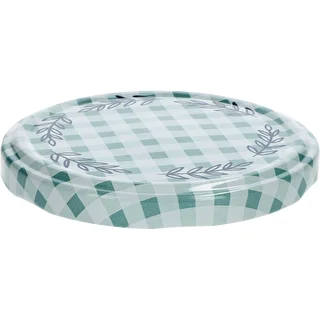 Twist-Off Jar Lids, Gingham, Ø82/6 — Pack of 10 – photo 2