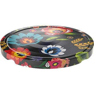 Lid Ø66/4 black, Folk print - 10 pcs – photo 2