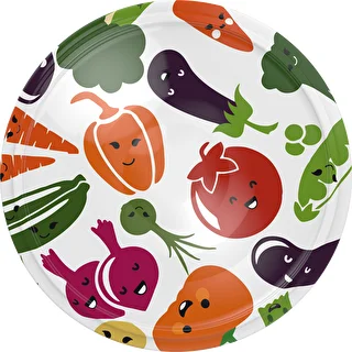 Lid Ø82/6 vegetable face - 10 pcs
