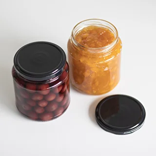 580 ml jar with black Ø82/6 lid - 6 pcs – photo 7