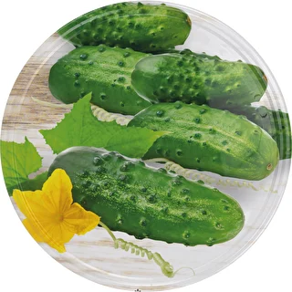 Ø100 twist-off lid, cucumber mix - 10 pcs – photo 2