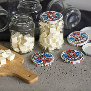 Twist off lid Ø66 , Folk graphic- 10 pcs. – photo 5