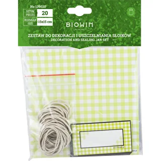 Jar sealing and decorating set - 20 pcs. – photo 2
