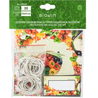 Jar sealing and decorating set - 20 pcs. – photo 4