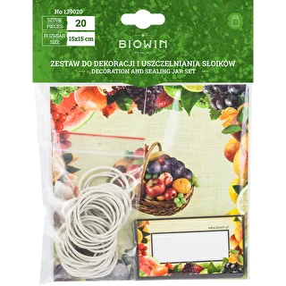 Jar sealing and decorating set - 20 pcs. – photo 5