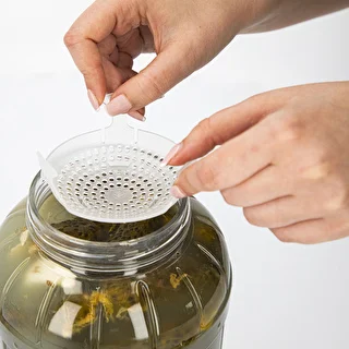 Pressing element - strainer for preserves, brine pickles and vinegar - Ø100 mm - 12 pcs. – photo 5