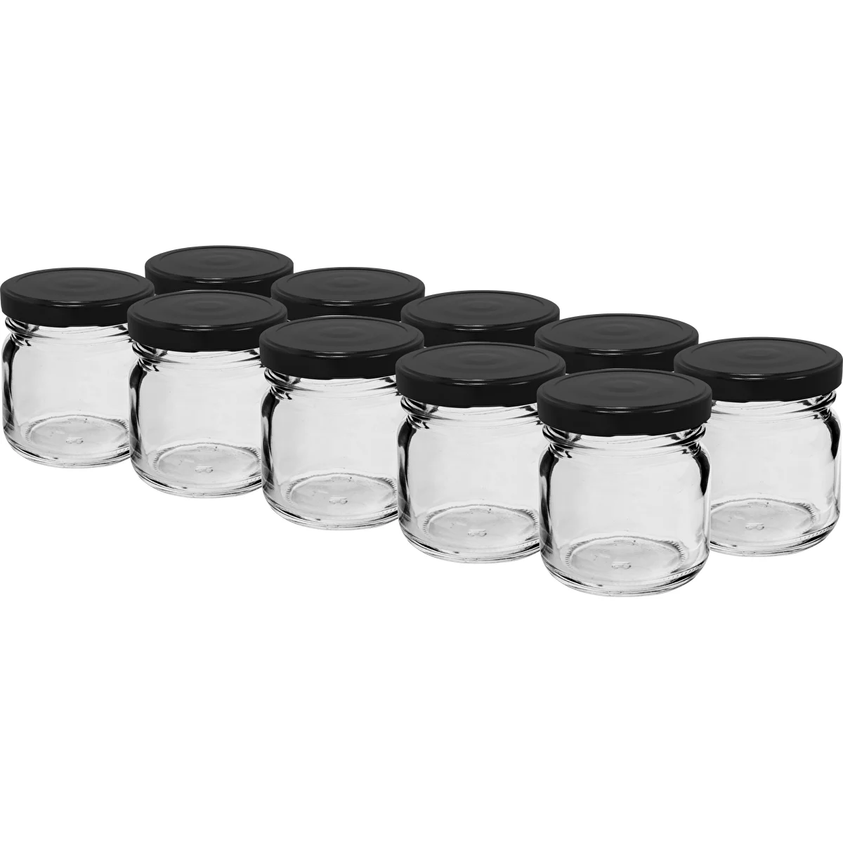 40ml twist off glass jar with coloured lid , Ø43 - 10 pcs.