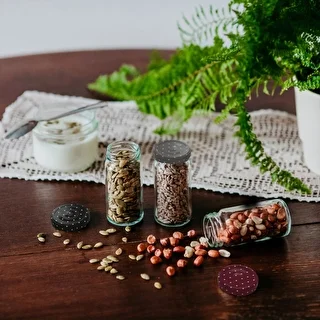 Twist-off jar 90 ml with coloured cap fi43 - 6 pcs. – photo 6