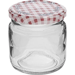 106 ml twist off glass jar with a coloured lid fi 53 - 6pcs – photo 2