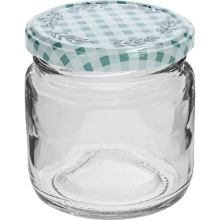 106 ml twist off glass jar with a coloured lid fi 53 - 6pcs – photo 3