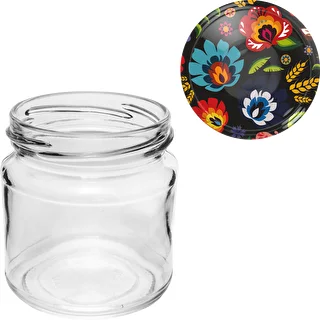 212ml twist off glass jar with coloured lid Ø66 - 6 pcs. – photo 8