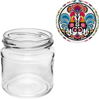212ml twist off glass jar with coloured lid Ø66 - 6 pcs. – photo 10