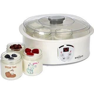 Yogurt maker set with children's jars