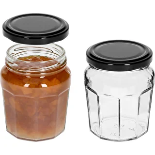 230 ml Konfitura jar with black Ø63/4 twist-off lid - 6 pcs – photo 5