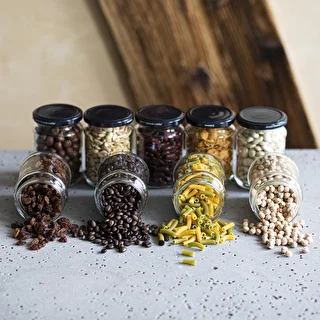 250 ml twist-off jar with black lids - 6 pcs – photo 5