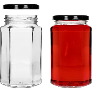 385 ml twist-off jar Ø63 with a black lid, 6 pcs – photo 4