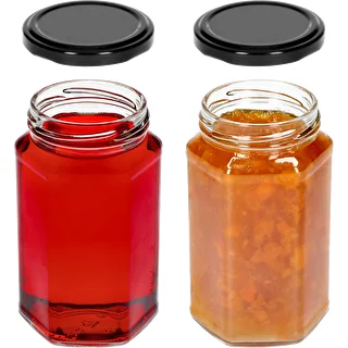 385 ml twist-off jar Ø63 with a black lid, 6 pcs – photo 5