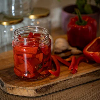 500ml twist off glass jar with golden lid Ø82/6 - 6 pcs. – photo 8