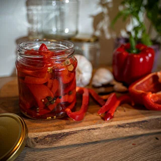500ml twist off glass jar with golden lid Ø82/6 - 6 pcs. – photo 9