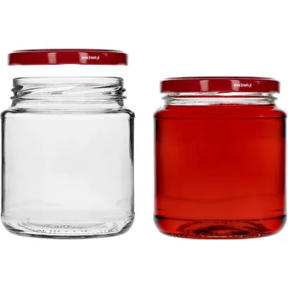 580 ml twist-off jar with maroon cap Ø82/6 – photo 3
