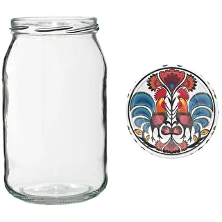 900 ml twist-off jar with coloured Ø82/6 lid - 6 pcs – photo 9