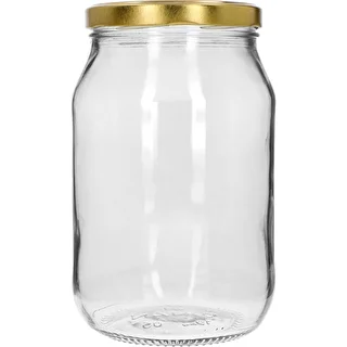 1.7 L Twist-Off Jar with 100/6 Gold Lid, 1 pc. – photo 2