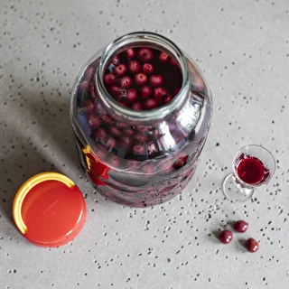 5 L jar for infusion liquor and a screw lid with a handle – photo 7
