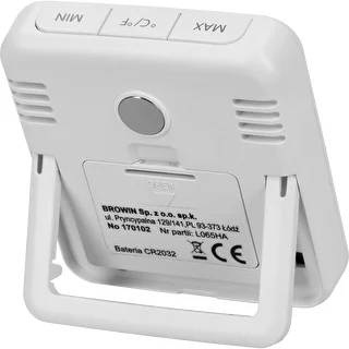 Electronic thermometer with comfort indicator, white – photo 5